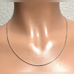 Sterling Silver Snake Chain Necklace